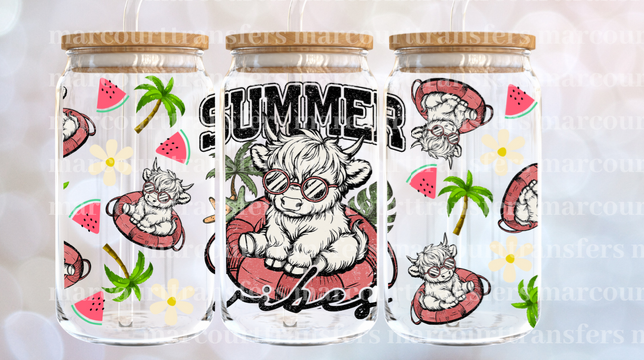 Highland Cow Summer Vibes Cup