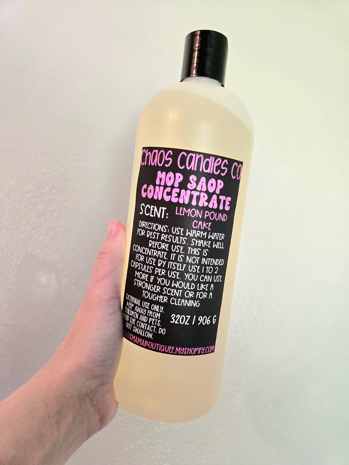 Lemon Pound Cake Mop Soap Concentrate