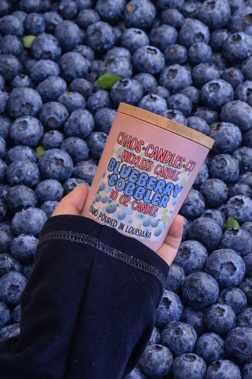 Blueberry Cobbler Wickless Candle