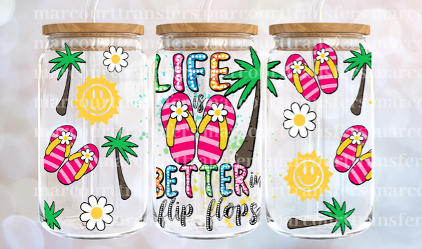 Life Is Better In Flip Flops Cup