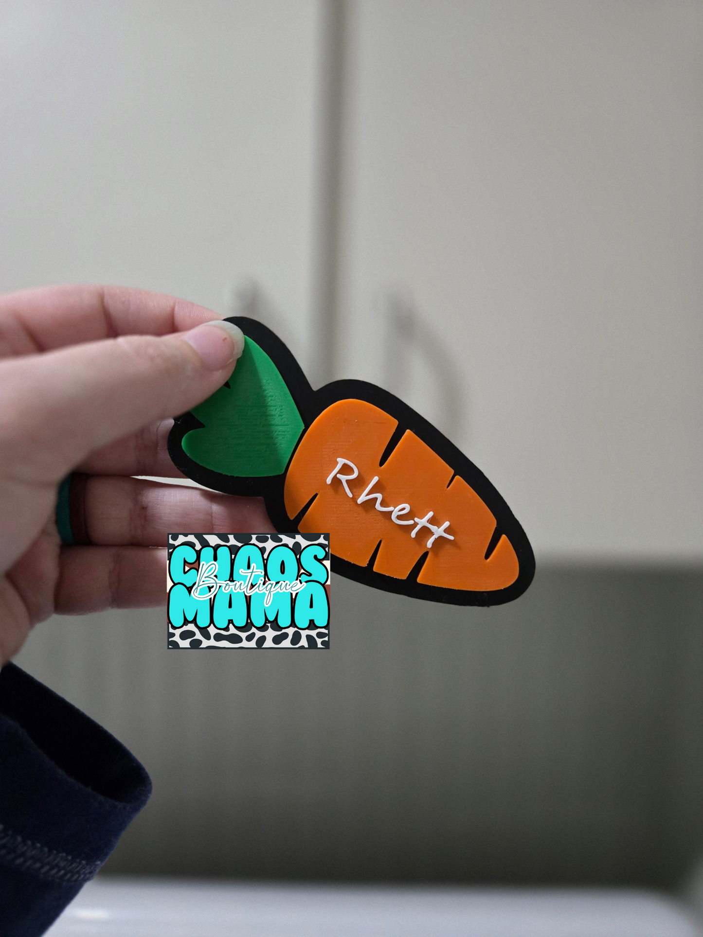 Carrot Easter Basket Tags