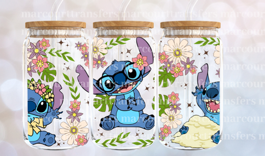 Floral St_tch Cup
