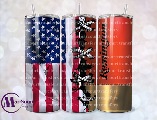 American Flag Rem Tumbler