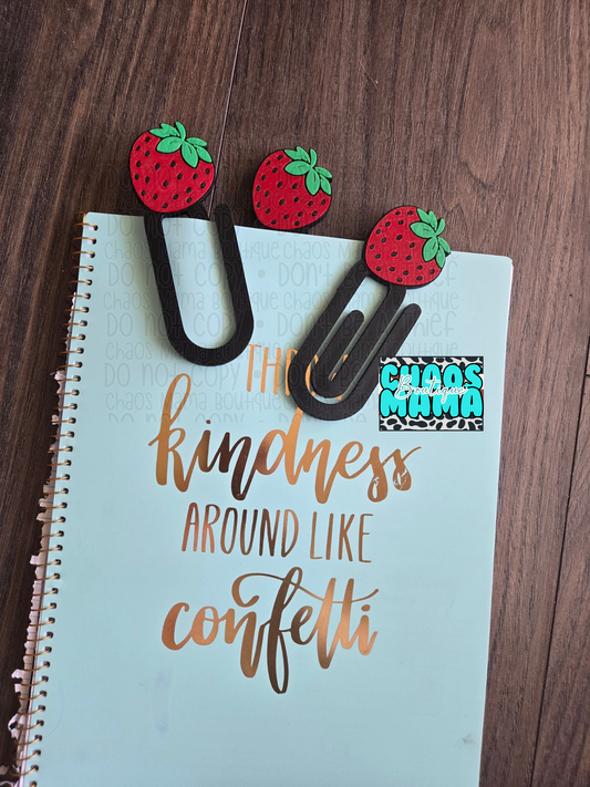 Strawberry Paper Clip