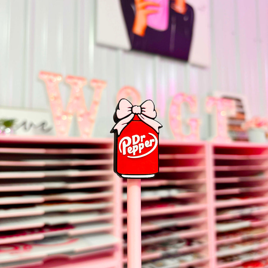 Dr Pep Can Straw Topper
