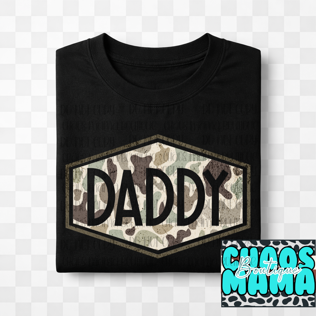 Daddy Camo Tag