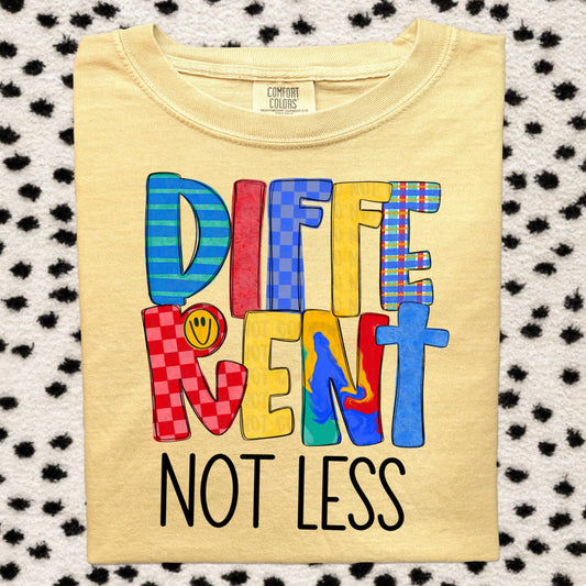 Different,  Not Less