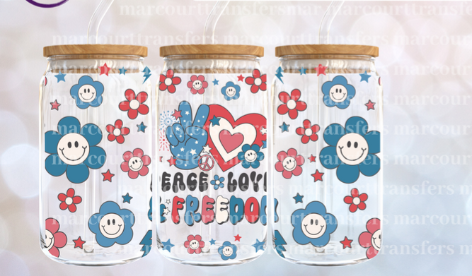 Peace Love Freedom Cup