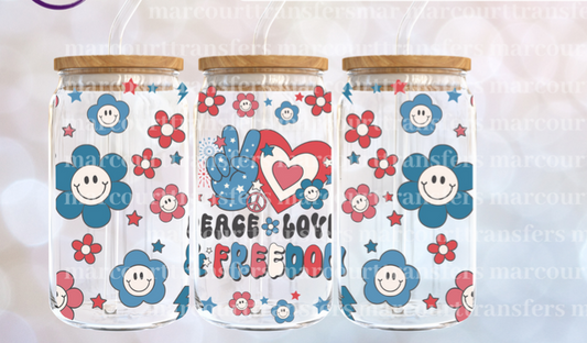 Peace Love Freedom Cup