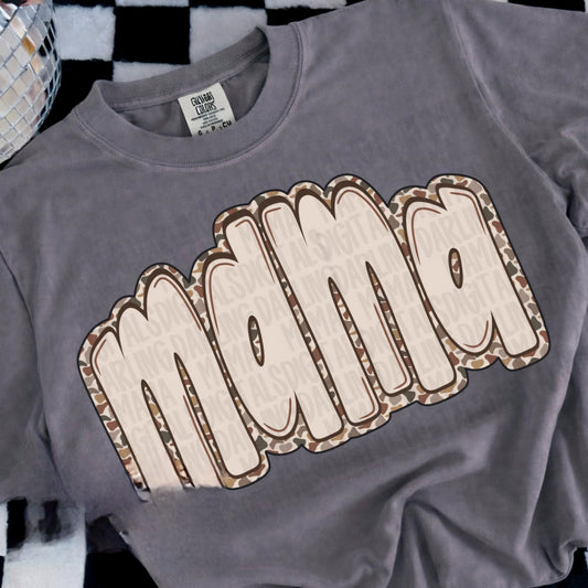 Bubble Camo Mama