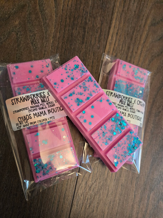Strawberries & Cream Wax Melts