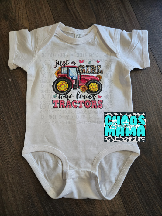 Just A Girl Who Loves Tractors