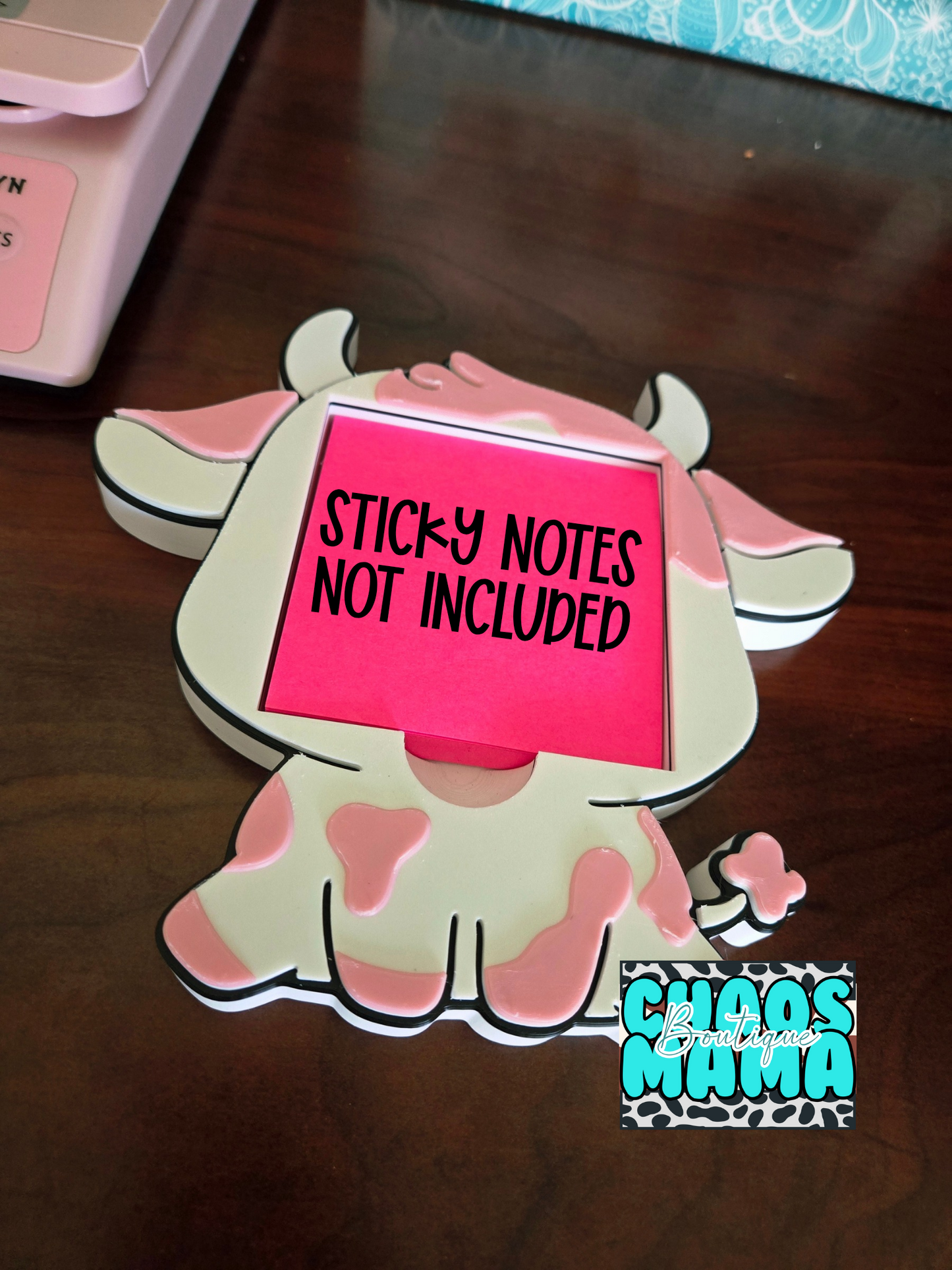 Cow Notepad Holder