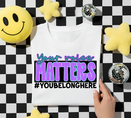 Your Voice Matters