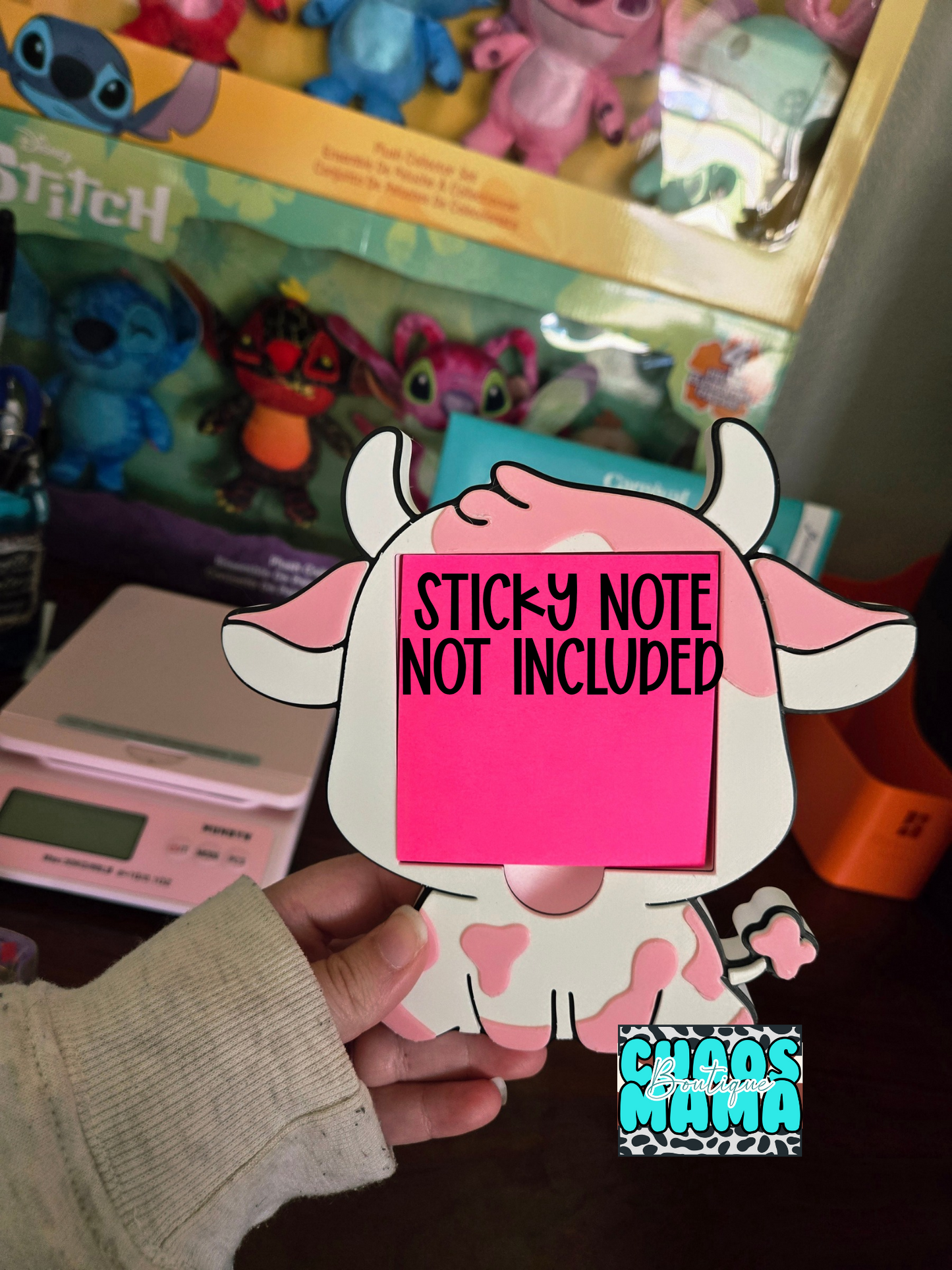 Cow Notepad Holder
