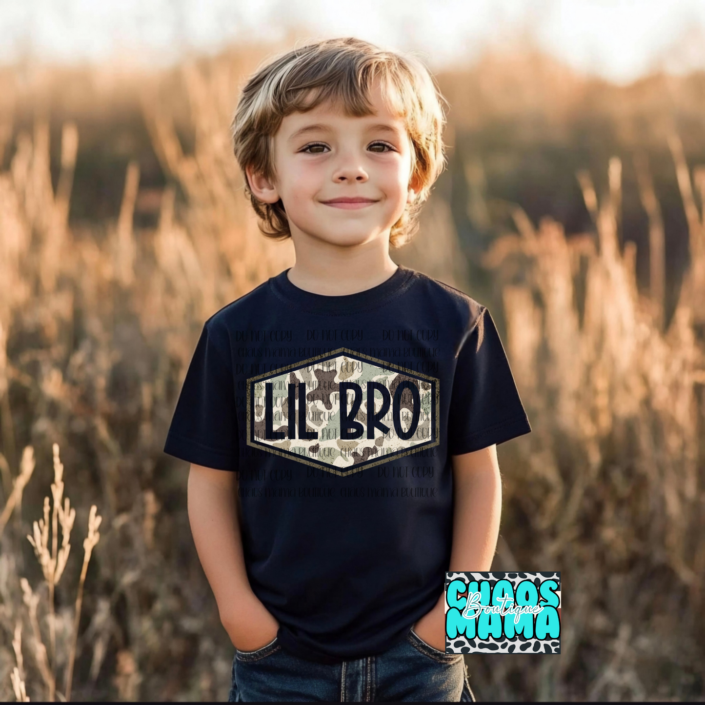 Little Bro Camo Tag