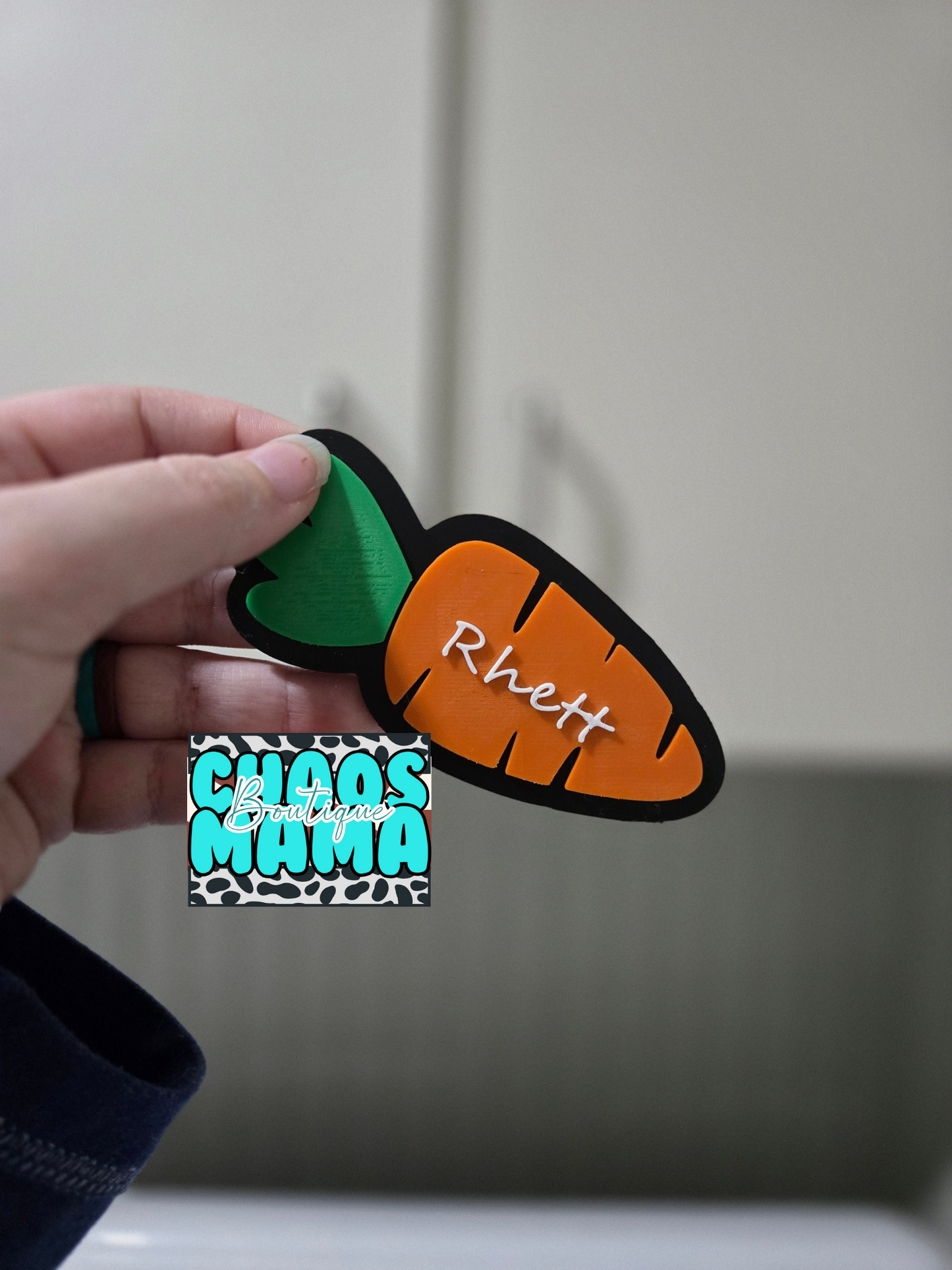 Carrot Easter Basket Tags