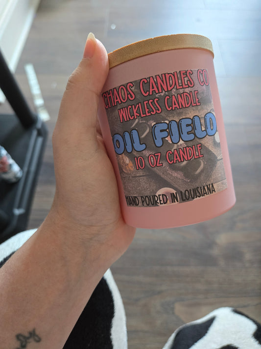 Oil Field Wickless Candle