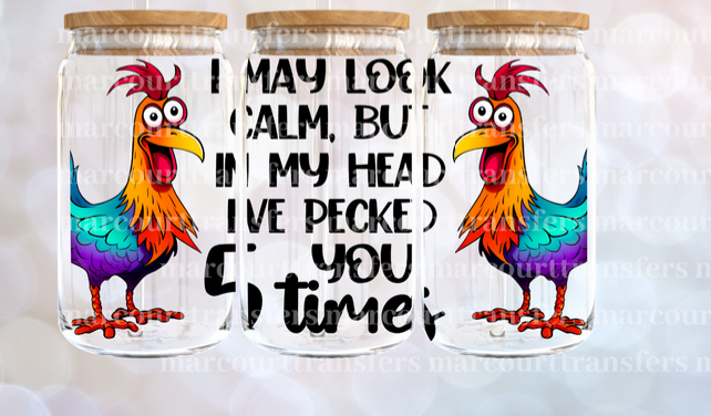 I've Pecked You 5 Times Cup