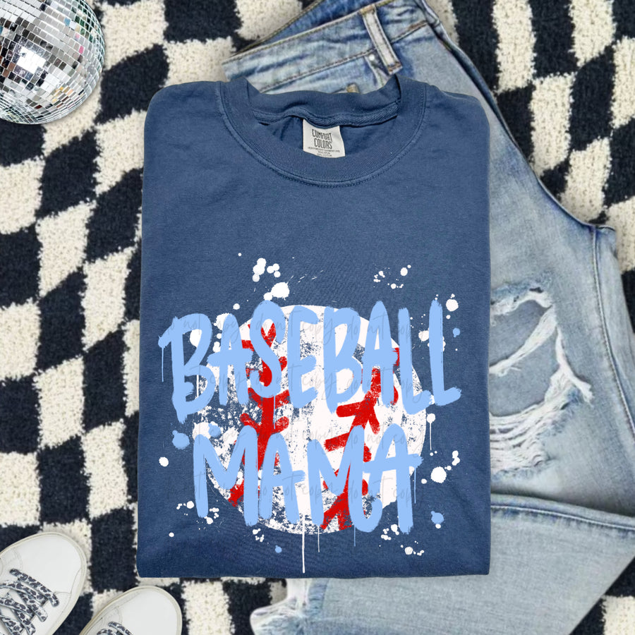 Baseball Mama Splatter