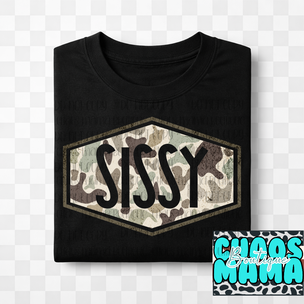 Sissy Camo Tag