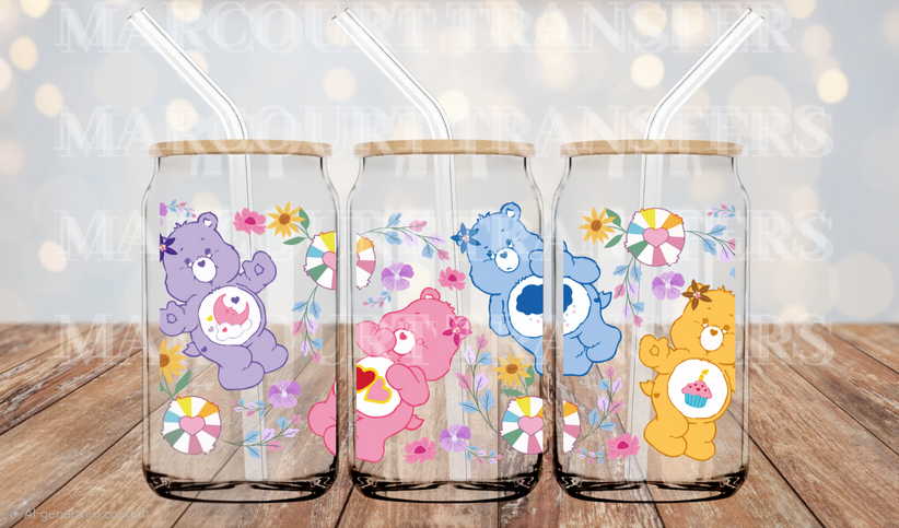 Floral C_re Bears Cup